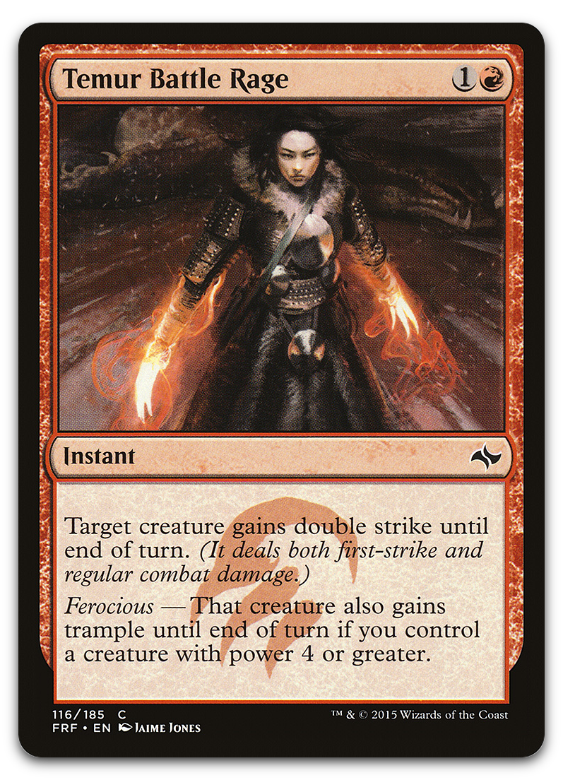 Temur Battle Rage (Fate Reforged)