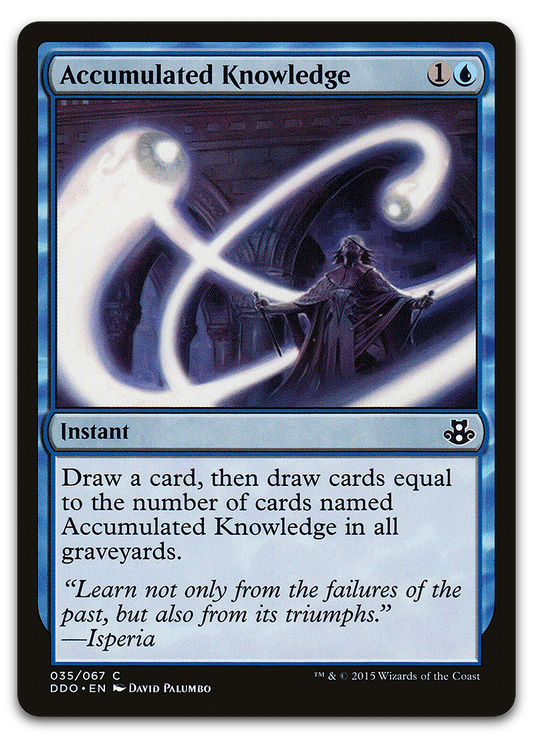 Accumulated Knowledge (Duel Decks: Elspeth vs. Kiora)