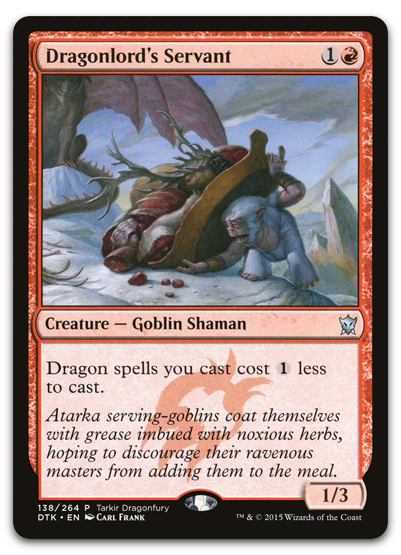 Dragonlord's Servant (Tarkir Dragonfury Promos)