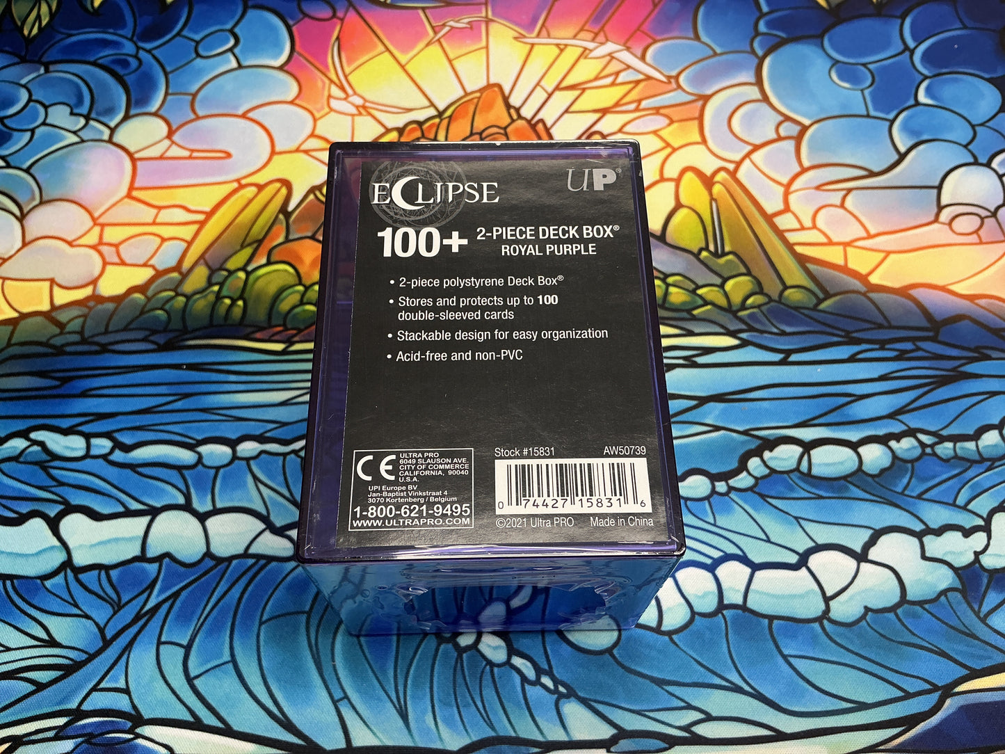 UltraPro Eclipse 2-Piece Deck Box (Royal Purple)