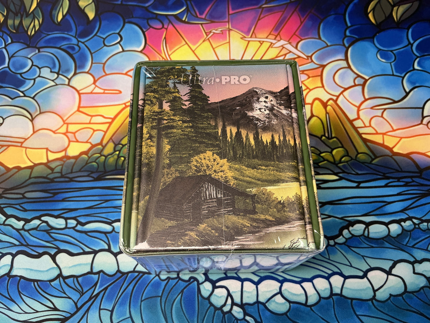 UltraPro Deckbox: Alcove Flip 100+ (Bob Ross Mountain Retreat)