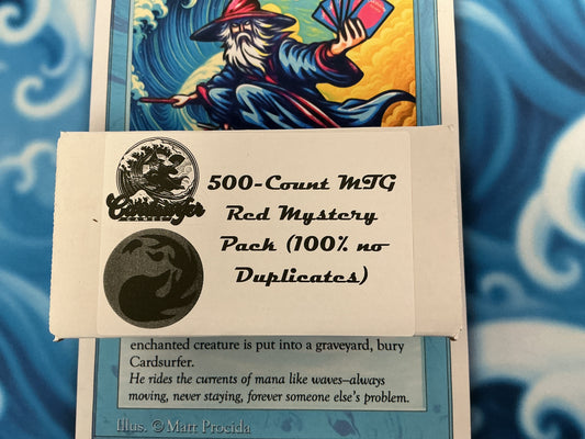 500-count MTG Red Mystery Pack