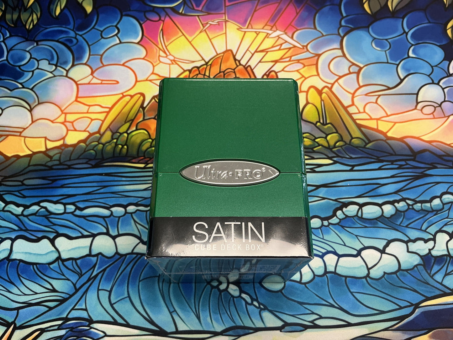 Ultrapro Satin Cube Deck Box (Emerald Green)