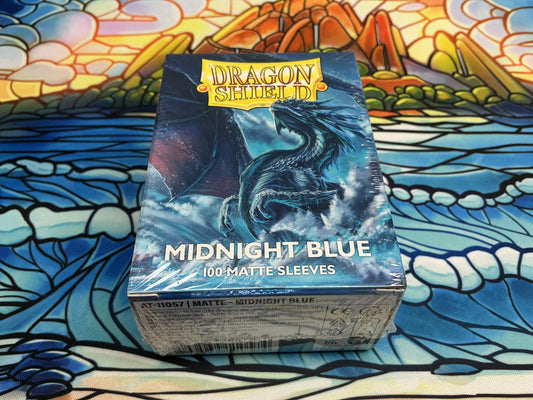 Dragon Shield Sleeves: Standard- Matte Midnight Blue (100 ct.)