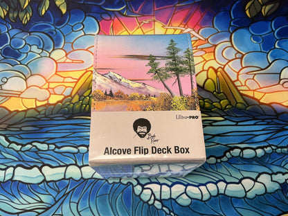 UltraPro Deckbox: Alcove Flip 100+ (Bob Ross Mighty Mountain Lake)