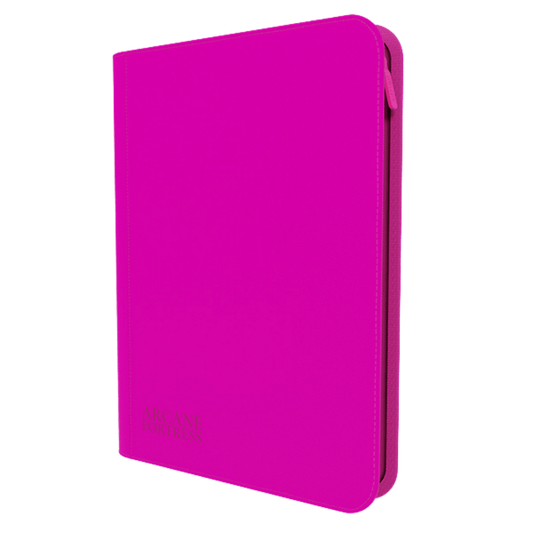 Arcane Fortress 9-Pocket Zipper Binder - Pink