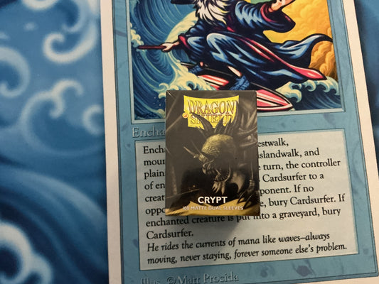 Dragon Shield Sleeves: Standard DUAL- Matte Crypt 'Neonen' (100 ct.)