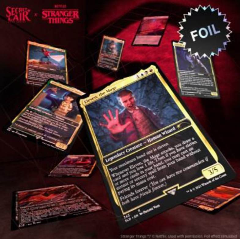 Secret Lair Drop: Secret Lair x Stranger Things - Traditional Foil Edition - Secret Lair Drop Series (SLD)