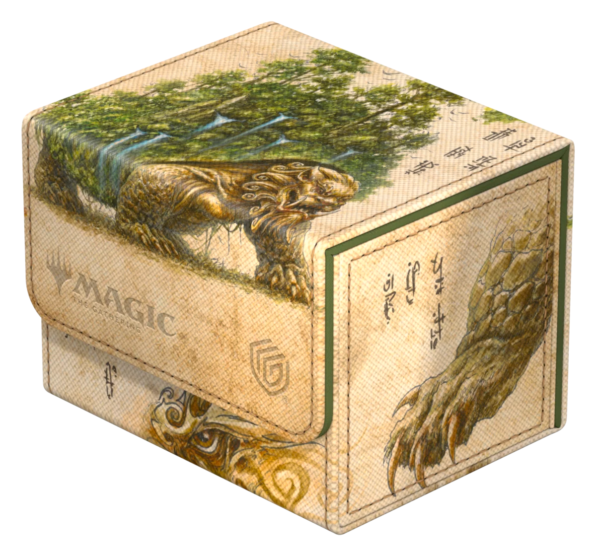 Deck Case: Sidewinder 100+ Standard Xenoskin- MTG- Avatar the Last Airbender- The Lion-Turtle