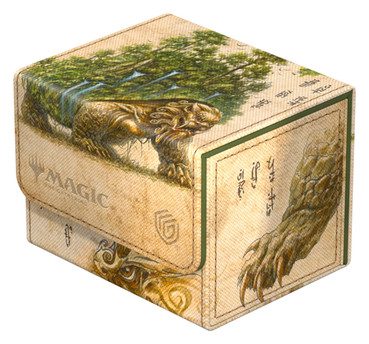 Deck Case: Sidewinder 100+ Standard Xenoskin- MTG- Avatar the Last Airbender- The Lion-Turtle