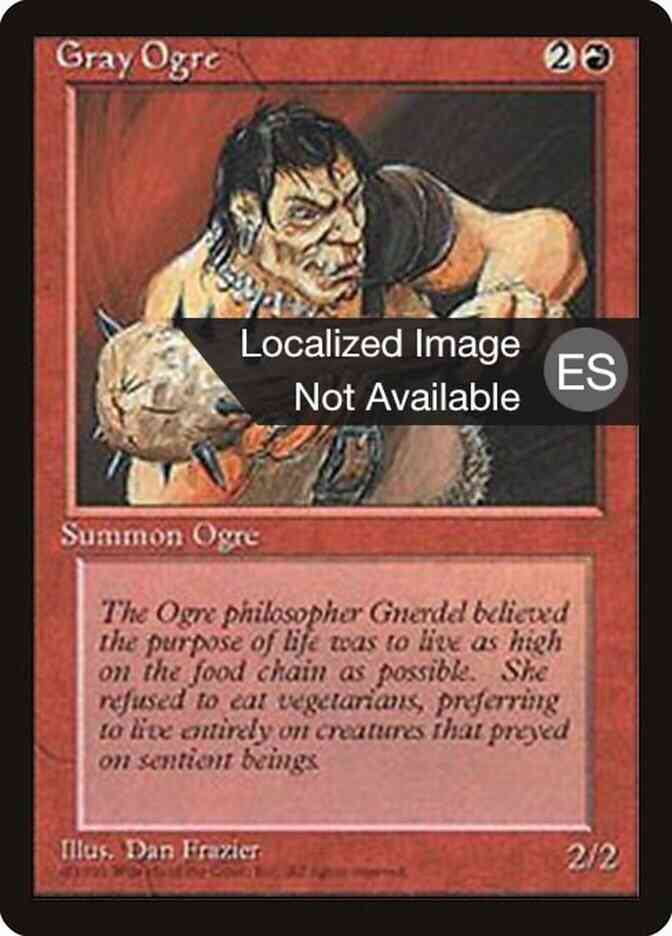 Gray Ogre - 5th Edition Foreign Black Border - Japanese - Near Mint