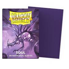 Dragon Shield Sleeves: Standard DUAL- Matte Purple/Soul (100 ct.)