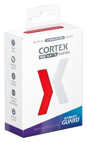 Card Sleeves: Cortex Standard Size- Matte Red (100 ct.)