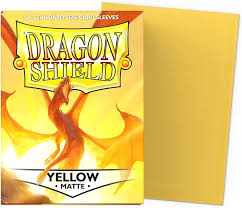 Dragon Shield Sleeves: Standard- Matte Yellow (100 ct.)