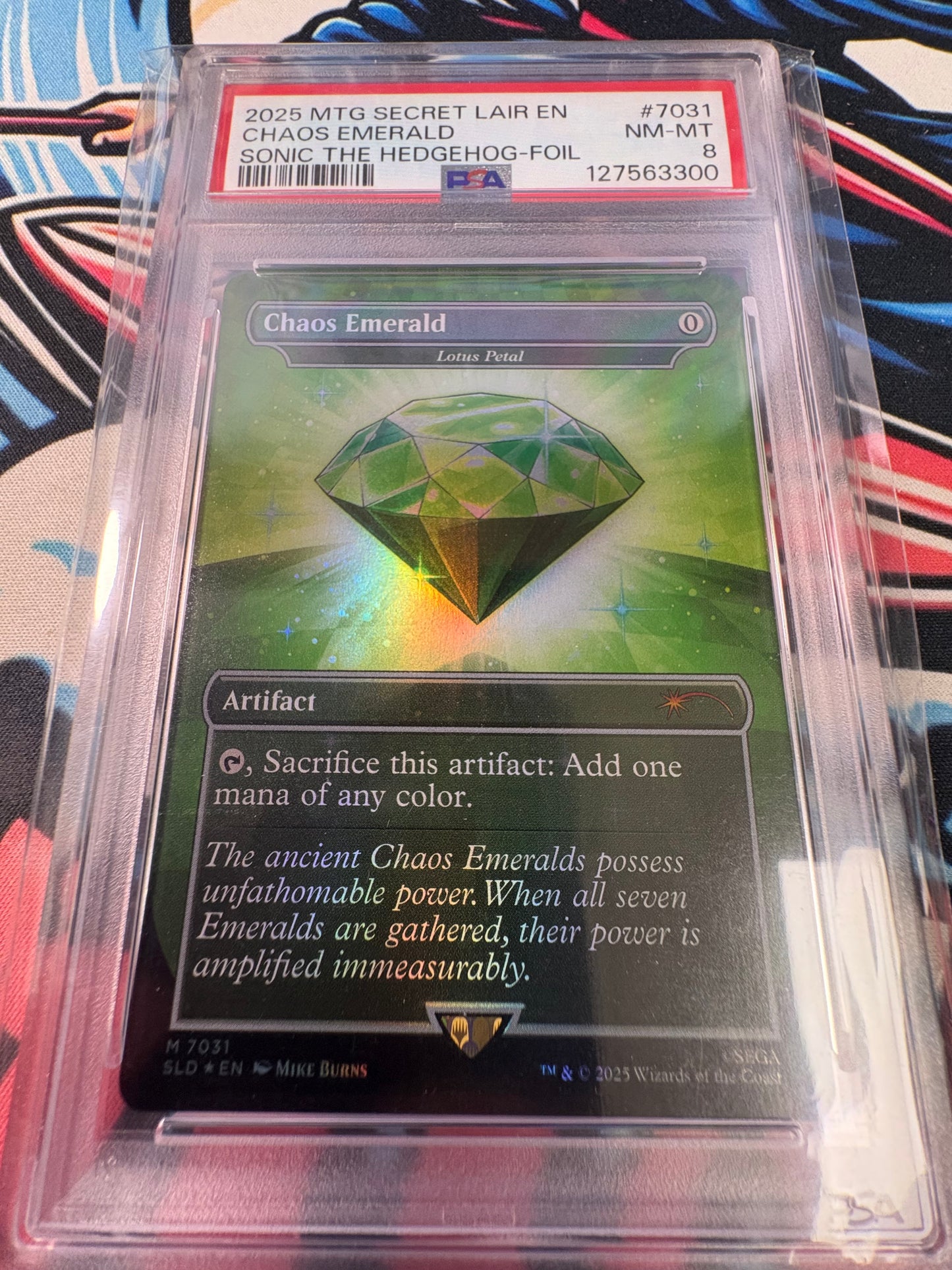 Chaos Emerald - Lotus Petal (7031) | SLD | NM-MT 8 PSA SLAB
