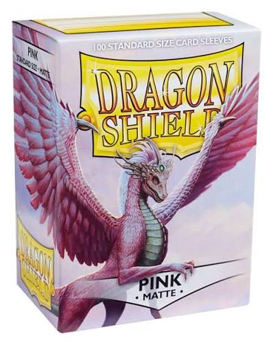 Dragon Shield Sleeves: Standard- Matte Pink (100 ct.)