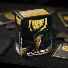 Dragon Shield Sleeves - Black & Gold