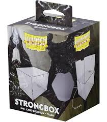 Dragon Shield Deckbox: 100+ Strongbox- Clear