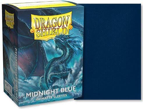 Dragon Shield Sleeves: Standard- Matte Midnight Blue (100 ct.)