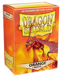 Dragon Shield Sleeves: Standard- Matte Orange (100 ct.)