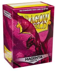 Dragon Shield Sleeves: Standard- Matte Magenta (100 ct.)