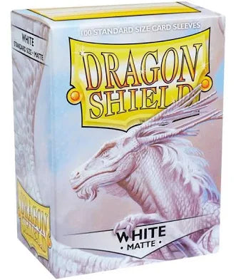 Dragon Shield Sleeves: Standard- Matte White