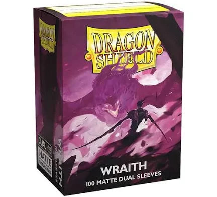 Dragon Shield Sleeves: Standard DUAL- Matte Wraith 'Alaric, Chaos Wraith' (100 ct.)