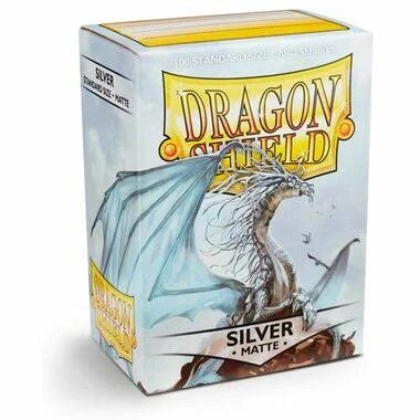 Dragon Shield Sleeves: Standard- Matte Silver