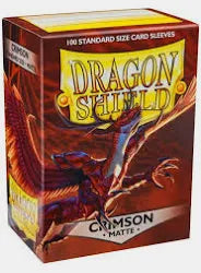 Dragon Shield Sleeves: Standard- Matte Crimson (100 ct.)