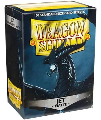 Dragon Shield Sleeves: Standard- Matte Jet (100 ct.)
