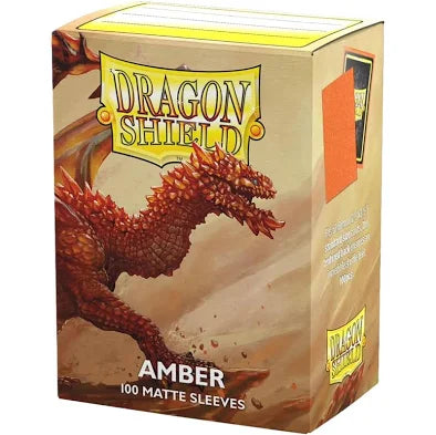 Dragon Shield Sleeves: Standard- Matte Amber (100 ct.)