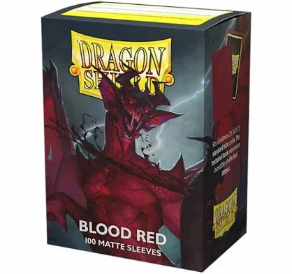 Dragon Shield Sleeves: Standard- Matte Blood Red 'Simurag' (100 ct.)