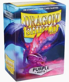 Dragon Shield Sleeves: Standard- Matte Purple (100 ct.)