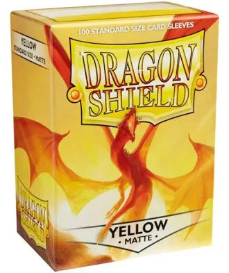 Dragon Shield Sleeves: Standard- Matte Yellow (100 ct.)